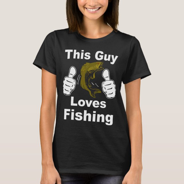 Camiseta Este Cara Ama a Pesca (Frente)