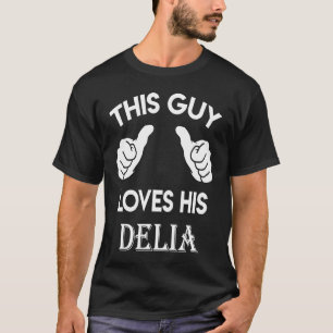 Camiseta Este cara ama seu coração de valentine DELIA perte