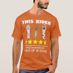 Camiseta Este Cavaleiro é Recomendado por Cães Engraçados