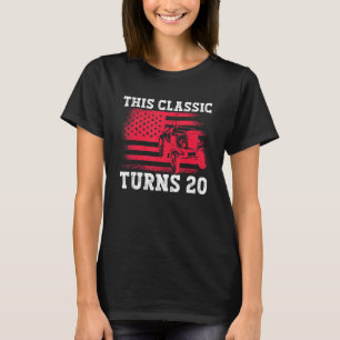 Camiseta Este Classic Torna 20 20 Birthday Trator Drive