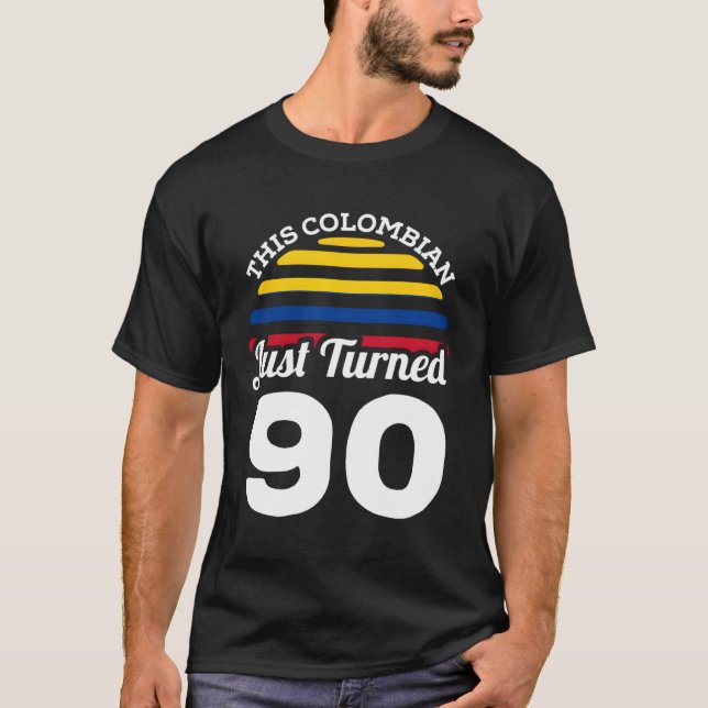 Camiseta Este Colombiano acabou de transformar 90 90 da Col (Frente)