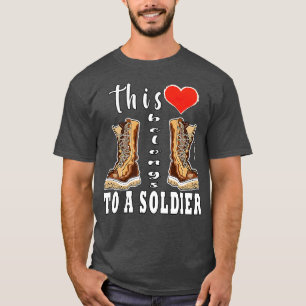 Camiseta Este Coração Pertence A Um Soldado
