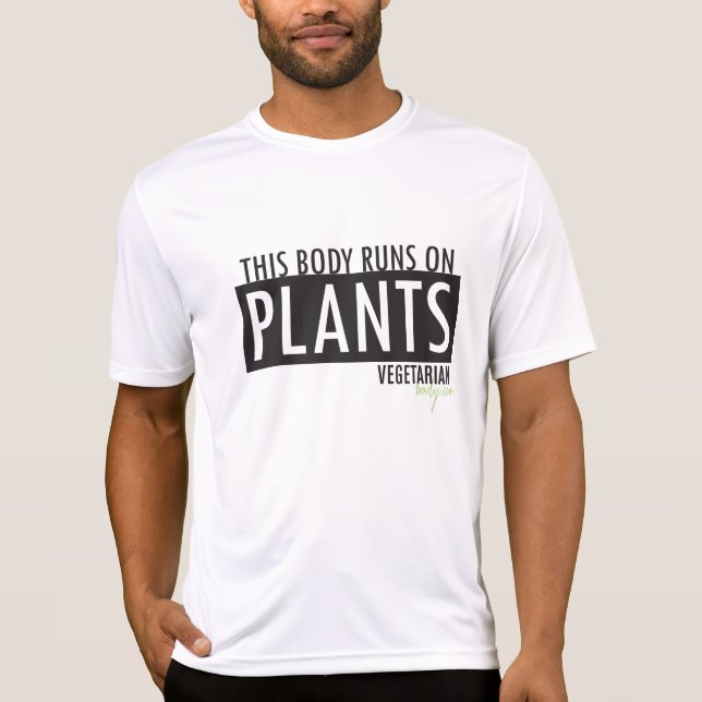 Camiseta Este corpo funciona em plantas (Frente)