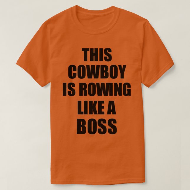 Camiseta Este Cowboy Está Correndo Como Um Presente Engraça (Frente do Design)