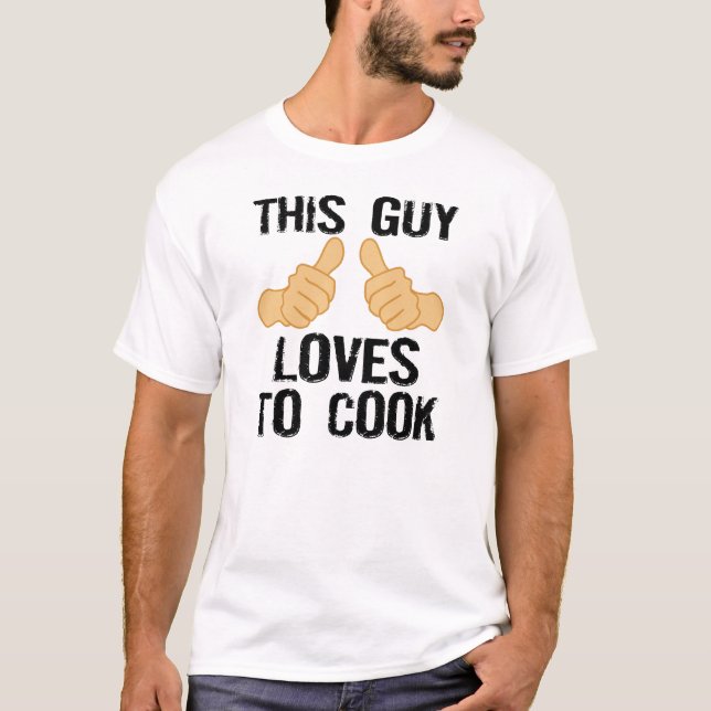 Camiseta Este cozinheiro de LovesTo da cara (Frente)