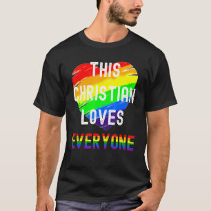 Camiseta Este Cristão Ama Todos Inclusive Lgbt G