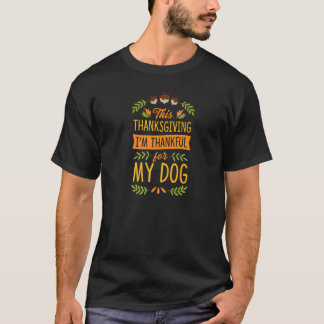 Camiseta Este Dia de Ação de Graças Estou Grato Pelo Meu Ta