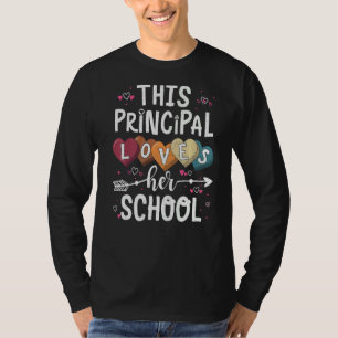 Camiseta Este Diretor Ama O Diretor De Escola De Volta A