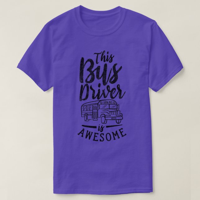Camiseta Este Driver De Barramento É Incrível 4 (Frente do Design)