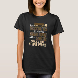 Camiseta Este Driver De Caminhão Tem Um Problema De Raiva G
