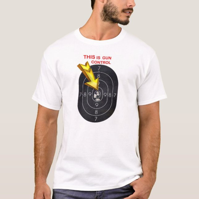 CAMISETA ESTE É CONTROLO DE ARMAS (Frente)