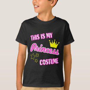 Camiseta Este é Fantasia de Princesa Fúnebre do Halloween p