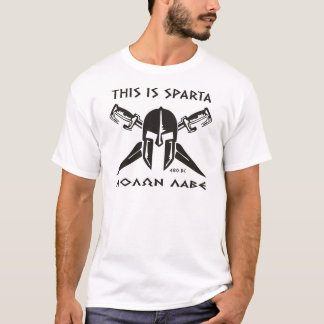 Camiseta Este é lave de Sparta - de Molon (o preto)