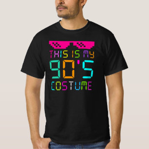 Camiseta Este é meu 90s traje - equipamento retro W do