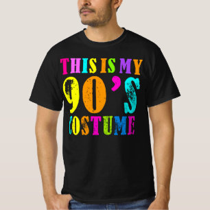 Camiseta Este é meu 90s traje - equipamento retro W do