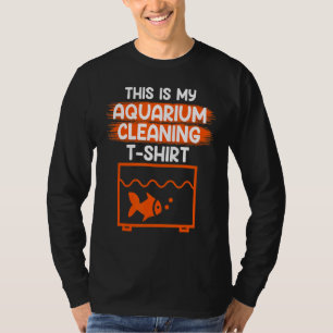 Camiseta Este É Meu Aquário Limpando Aquarística Aquarista