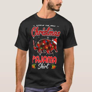 Camiseta Este É Meu Armadillo Natal Pajama Luz Holanda