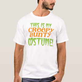 Camiseta Este é meu AUNTY ASSUSTADOR TRAJE!