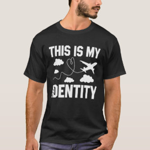 Camiseta Este é meu Avião de Identidade Piloto Aviação 