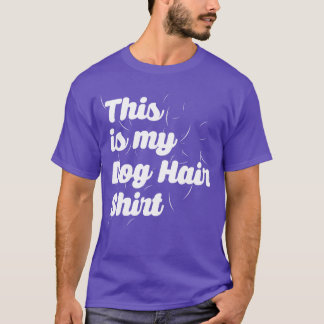 Camiseta Este É Meu Cabelo De Cão Impressão Engraçado Cães