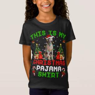 Camiseta Este É Meu Cachorro De Greyhound Italiano Do Pajam