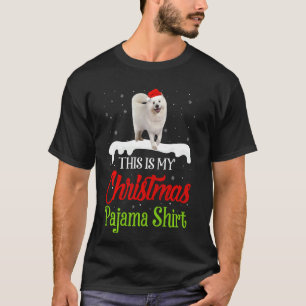 Camiseta Este É Meu Cachorro De Natal Pajama Samoyed