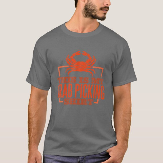 Camiseta Este É Meu Caranguejo Pegando, Caranguejo Pescaran (Frente)