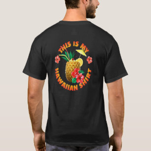 Camiseta Este É Meu Cocktails Tropicais Maui Havaiano