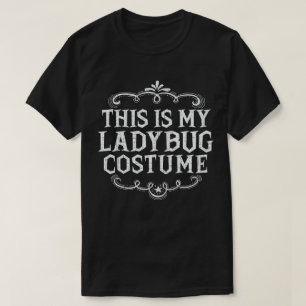 Camiseta Este É Meu Costume De Damybug Engraçado Halloween