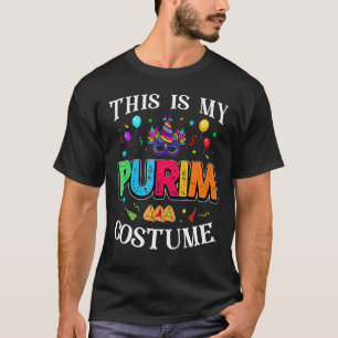 Camiseta Este É Meu Costume De Purim Judeu