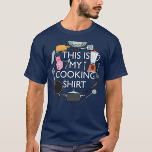 Camiseta Este É Meu Cozinhar Engraçado Fazendo Chef De Hobb