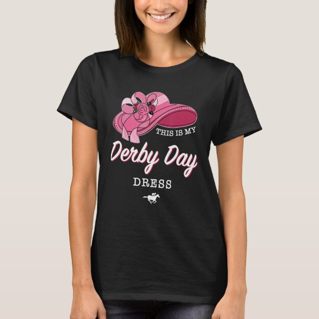 Camiseta Este é meu Derby Day Dress Horse Racing Engraçado  (Frente)
