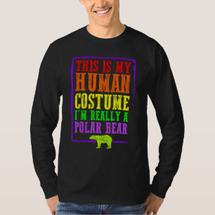 Camiseta Este É Meu Disfarce Humano Na Verdade Sou Um Urso