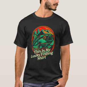 Camiseta Este É Meu Estilo De Vida De Pesca Água fresca Hab