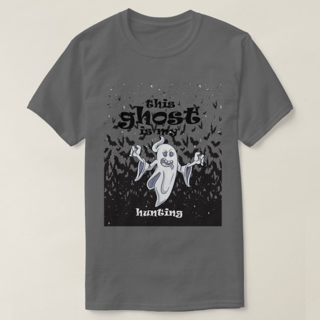 Camiseta Este É Meu Fantasma CaçandoFantasma GhostCute Ghos (Frente do Design)