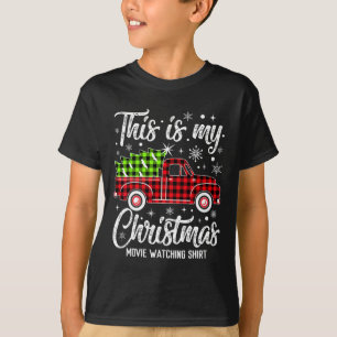 Camiseta Este É Meu Filme De Natal Assistindo Xadrez De Cam