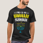 Camiseta Este É Meu Hanukkah Pajamakah Chanukah Hanukkah Co<br><div class="desc">Este É O Meu Figurino Chanukkah Pajamakah Chanukah Hanukkah</div>