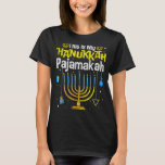 Camiseta Este É Meu Hanukkah Pajamakah Menorah Chanukah Paj<br><div class="desc">Este É O Meu Pijamakah Chanukah</div>