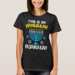 Camiseta Este É Meu Hanukkah Pajamakah Menorah Chanukah Paj<br><div class="desc">Este É O Meu Pijamakah Chanukah</div>