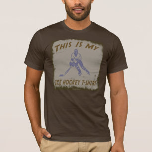 CAMISETA ESTE É MEU HÓQUEI EM GELO T=SHIRT
