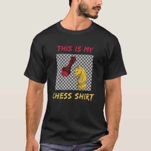 Camiseta Este É Meu Jogador De Xadrez Engraçado.