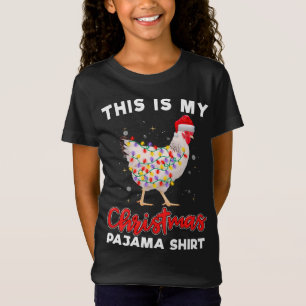 Camiseta Este É Meu Natal Pajama Chickles Lights E San