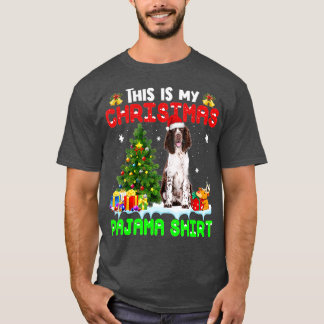 Camiseta Este É Meu Natal Pajama English Springer Span