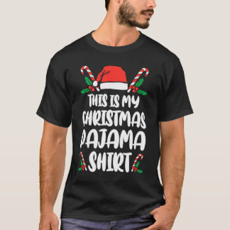 Camiseta Este É Meu Natal Pajama Engraçado Xmas