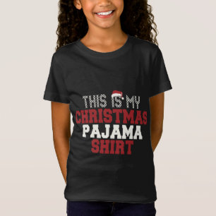 Camiseta Este É Meu Natal Pajama Papais noeis Engraçados PJ