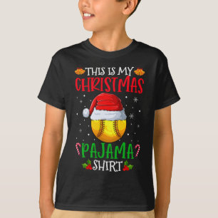 Camiseta Este É Meu Natal Papais noeis Engraçados Do Pajama