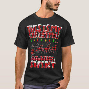 Camiseta Este É Meu Papais noeis Engraçados De Natal Reinde