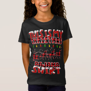 Camiseta Este É Meu Papais noeis Engraçados De Natal Reinde