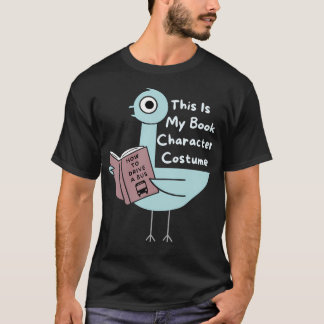 Camiseta Este É Meu Personagem De Livro Costume Engraçado P