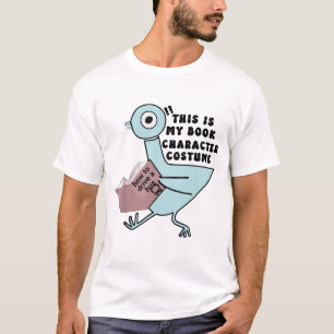 Camiseta Este É Meu Personagem De Livro Costume Engraçado P